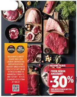 Meny FERSK NORSK ANGUSBIFF tilbud