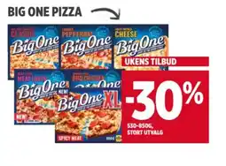 Meny BIG ONE PIZZA tilbud