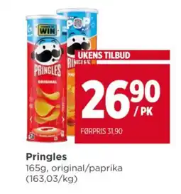 Meny Pringles tilbud