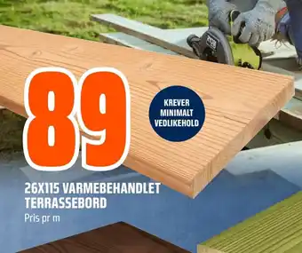 Coop Obs 26X115 VARMEBEHANDLET TERRASSEBORD tilbud