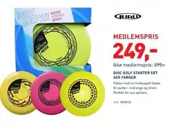 Intersport DISC GOLF STARTER SET ASS FARGER tilbud
