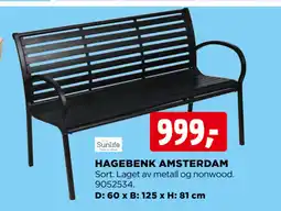 jem & fix HAGEBENK AMSTERDAM tilbud