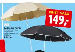 jem & fix PARASOLL TAIPEI tilbud