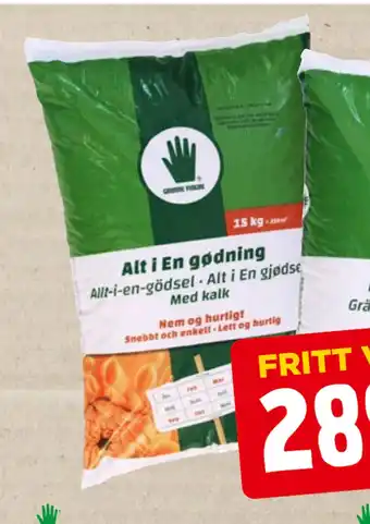 jem & fix ALT-I-EN GJØDSEL tilbud