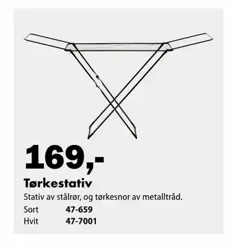 Biltema Tørkestativ tilbud