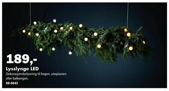 Biltema Lysslynge LED tilbud
