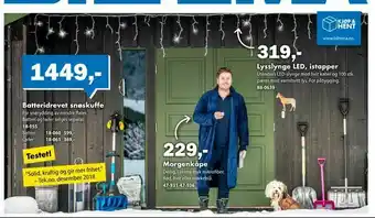 Biltema Lysslynge LED, istapper tilbud