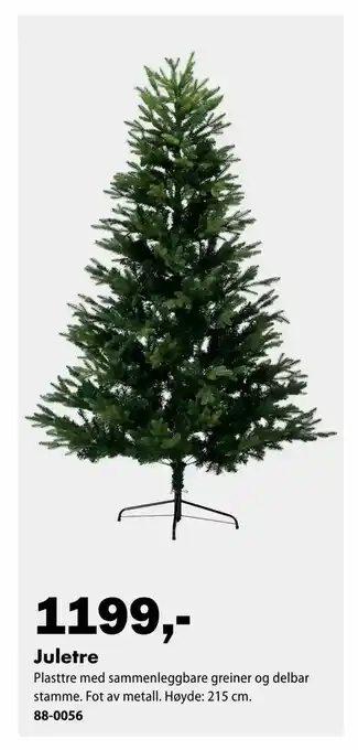 Biltema Juletre tilbud