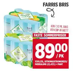 Meny FARRIS BRIS tilbud