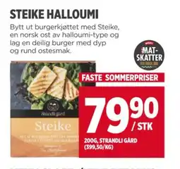 Meny STEIKE HALLOUMI tilbud