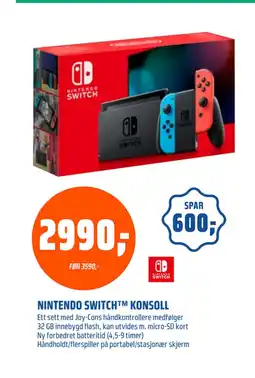 Coop Obs NINTENDO SWITCH KONSOLL tilbud