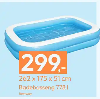 Gigaboks Badebasseng 778 l tilbud