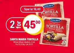 Coop Extra SANTA MARIA TORTILLA tilbud