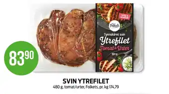 Kiwi SVIN YTREFILET tilbud