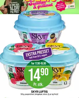 Kiwi SKYR LUFTIG tilbud
