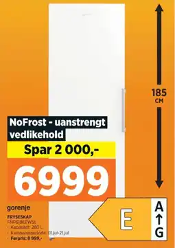 POWER FRYSESKAP FNP619EEW5L tilbud