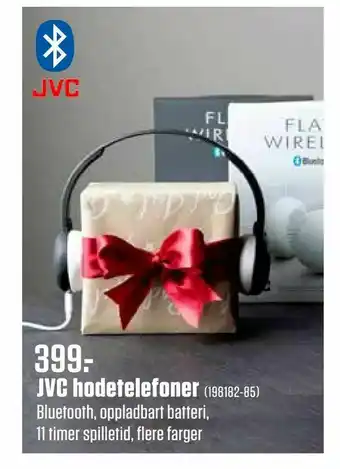 Europris JVC hodetelefoner tilbud