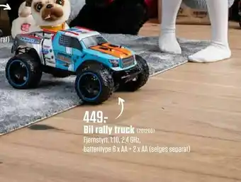Europris Bil rally truck tilbud