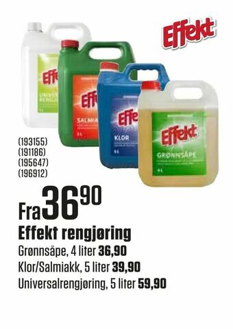 Europris Effekt rengjøring tilbud