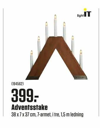Europris Adventsstake tilbud