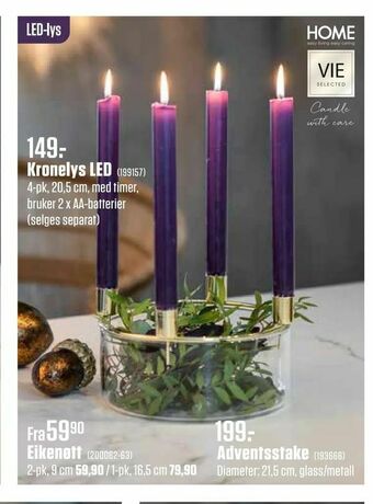 Europris Adventsstake tilbud