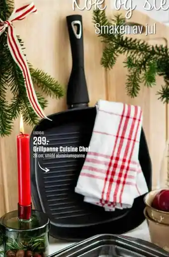 Europris Grillpanne Cuisine Chef tilbud