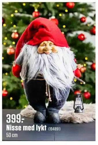 Europris Nisse med lykt tilbud