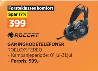 POWER GAMINGHODETELEFONER tilbud