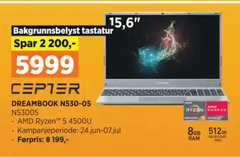 POWER DREAMBOOK N530-05 tilbud