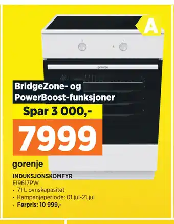 POWER INDUKSJONSKOMFYR tilbud