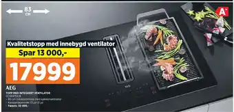 POWER TOPP MED INTEGRERT VENTILATOR tilbud