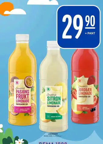 Rema 1000 LIMONADER tilbud