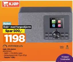 POWER DAB-/FM-RADIO AMUSICAM tilbud