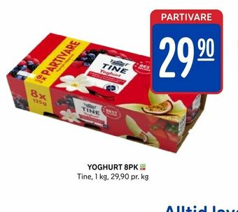 Rema 1000 Yoghurt 8pk tilbud