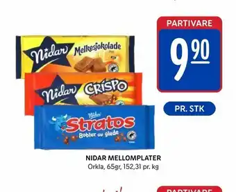 Rema 1000 Nidar mellomplater tilbud