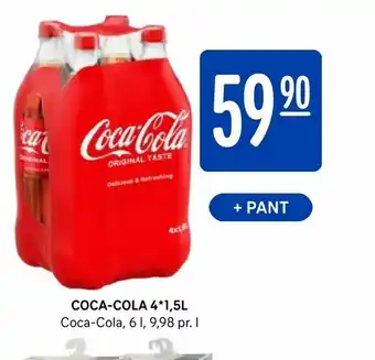 Rema 1000 Coca-cola 4*1,5l tilbud