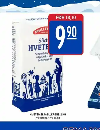 Rema 1000 Hvetemel møllerens 2 kg tilbud