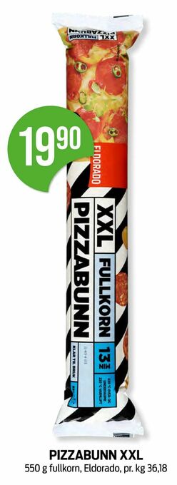 Kiwi Pizzabunn xxl tilbud