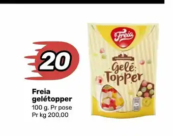 Coop Marked Freia gelétopper tilbud