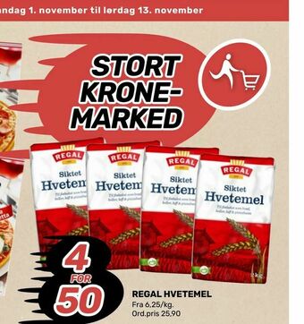 Coop Marked Regal hvetemel tilbud