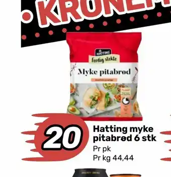Coop Marked Hatting myke pitabrød 6 stk tilbud