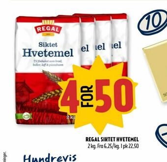 Coop Prix Regal siktet hvetemel tilbud