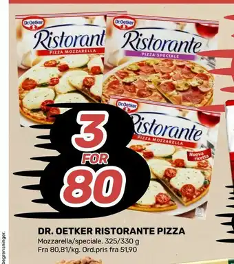 Coop Marked Dr. oetker ristorante pizza tilbud
