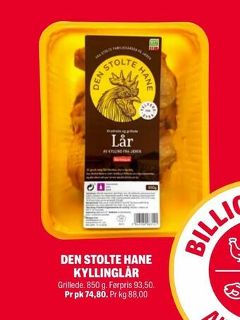 Coop Extra Den stolte hane kyllinglår tilbud