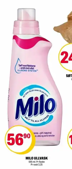 Coop Extra Milo ullvask tilbud