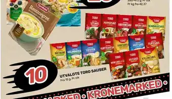 Utvalgte toro sauser