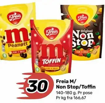 Coop Marked Freia M/ Non Stop/Toffin tilbud