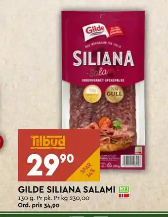 Coop Mega Gilde siliana salami tilbud