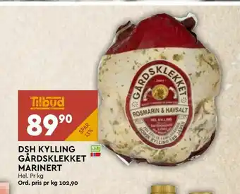 Coop Mega Dsh kylling gårdsklekket marinert tilbud