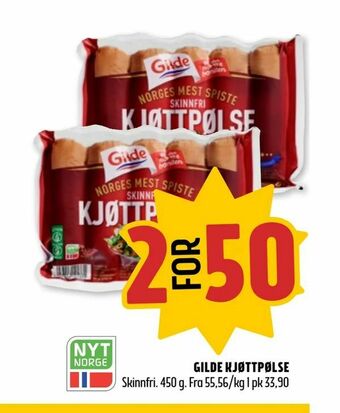 Coop Prix Gilde kjøttpølse tilbud